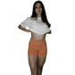 Peachy Scrunch Shorts 1.0 (Peach/Orange)